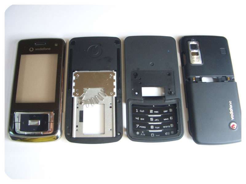 Carcasa Completa con Teclados Vodafone 810 Negra