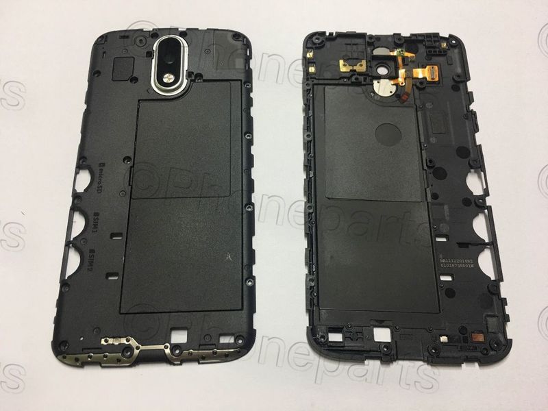 Chasis Carcasa Intermedia Motorola Moto G4 XT1622 con Flash y Lente de Cámara