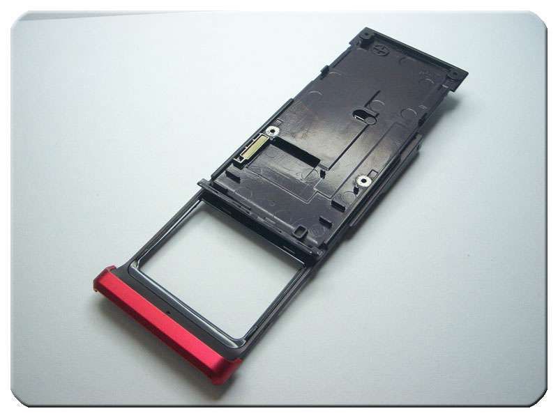 Carcasa Deslizante Samsung F110 Lila / Roja