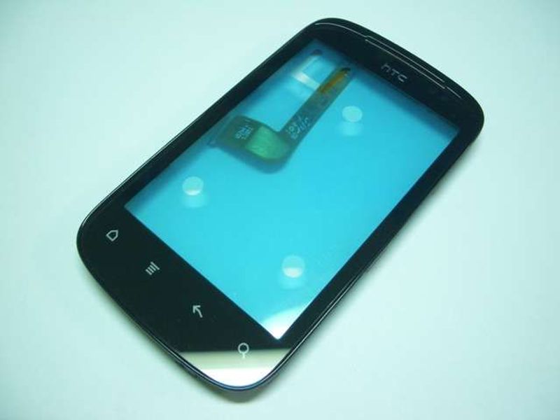 Carcasa Frontal con Digitalizador Pantalla Táctil HTC A310 Explorer Negra