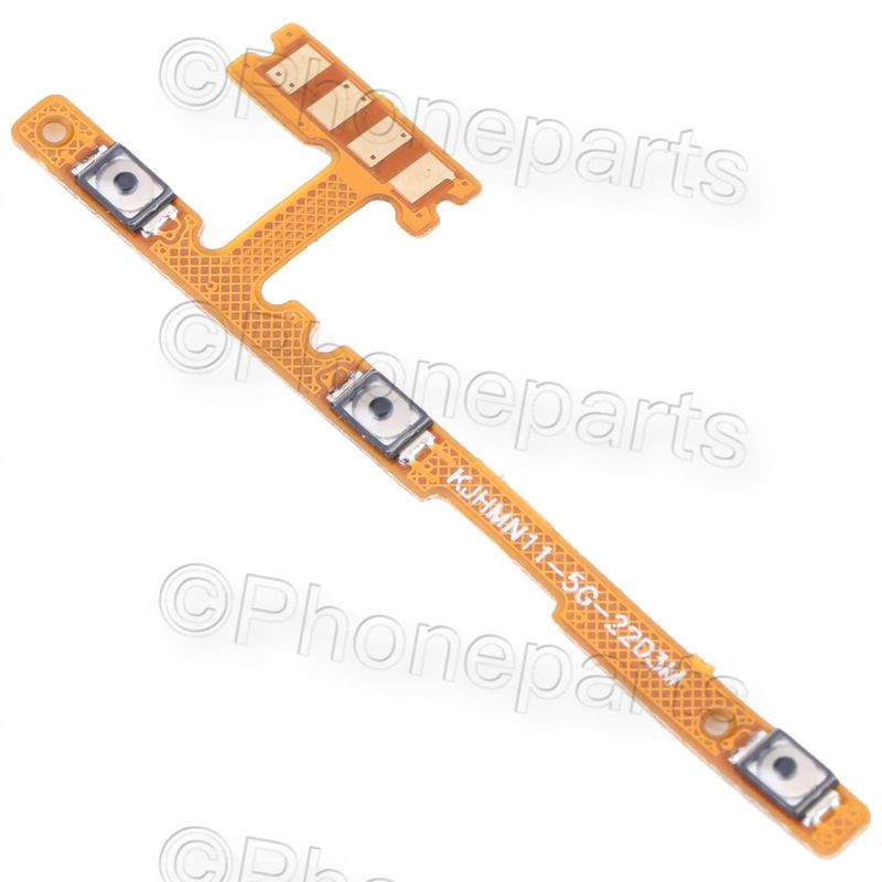 Cable Flex Botones Encendido y Volumen Xiaomi Redmi Note 11T 5G, Poco M4 Pro 5G, Redmi Note 11S 5G