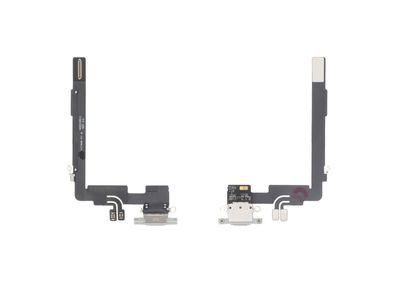 Cable Flex Carga Titanio Blanco Apple iPhone 16 Pro Max