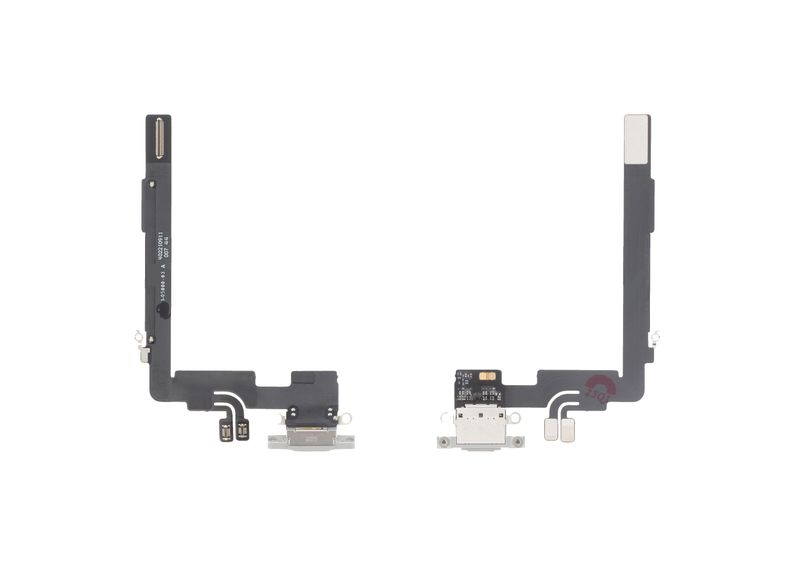 Cable Flex Carga Titanio Blanco Apple iPhone 16 Pro Max