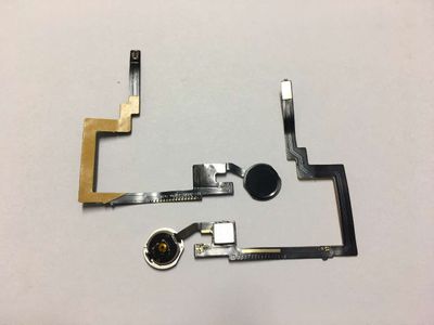 Cable Flex Botón Menú con Sensor Huella Apple Ipad Mini3 Negro