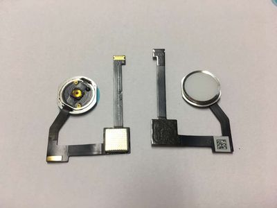 Cable Flex Botón Menú con Sensor Huella Apple Ipad Mini4 Blanco