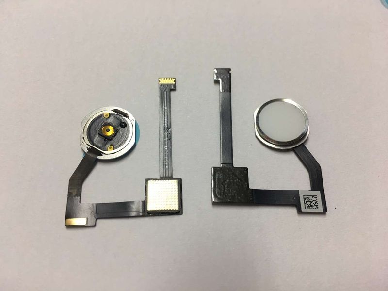 Cable Flex Botón Menú con Sensor Huella Apple Ipad Mini4 Blanco