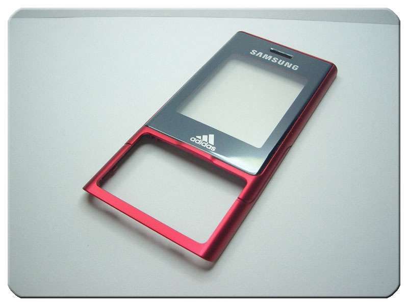 Carcasa Frontal Samsung F110 Roja / Negra