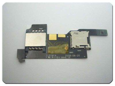 Cable Flex con Lector SIM y Tarjeta de Memoria HTC Touch HD