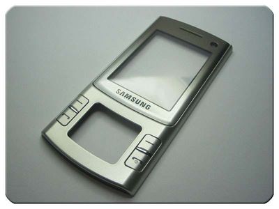 Carcasa Frontal Samsung S7330 Plata con Tec.