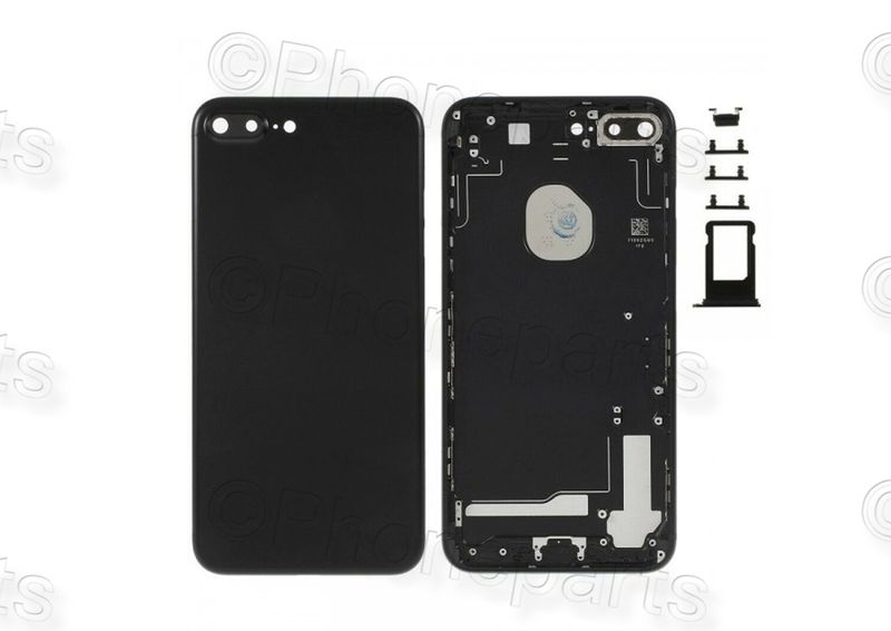 Carcasa Trasera Chasis Apple iPhone7 plus negra con Flex