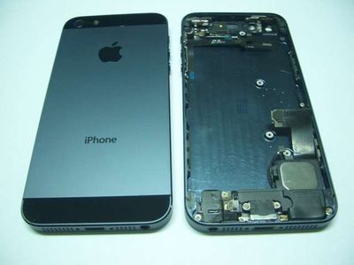 Carcasa Trasera Chasis Apple iPhone5 Negro con Flex