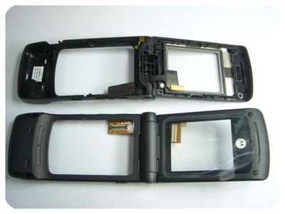 Carcasa Intermedia con Flex Motorola W510 Negra