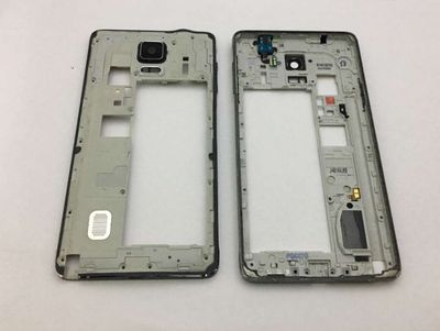 Carcasa Trasera Chasis Samsung N910F Galaxy Note4 Negro SWAP (Puede Tener Marcas de Uso).