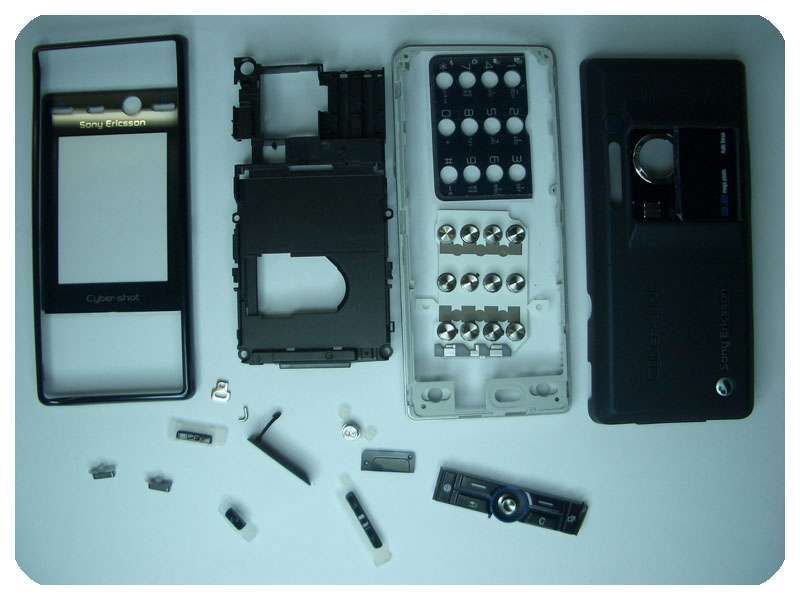 Carcasa Completa Sony-Ericsson K810i Ventana y Teclados Azul/Neg