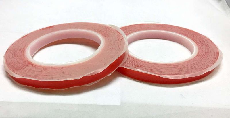 Cinta Roja Pegatina Doble Cara 10mm Extra Fuerte