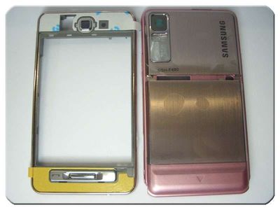 Carcasa Completa con Teclado Samsung F480 Rosa