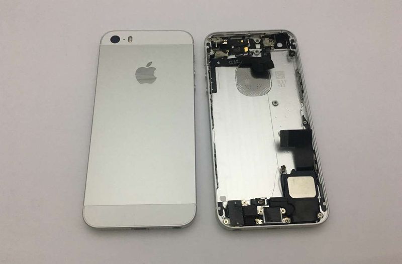 Carcasa Trasera Chasis Apple iPhone 5SE Blanco con Flex