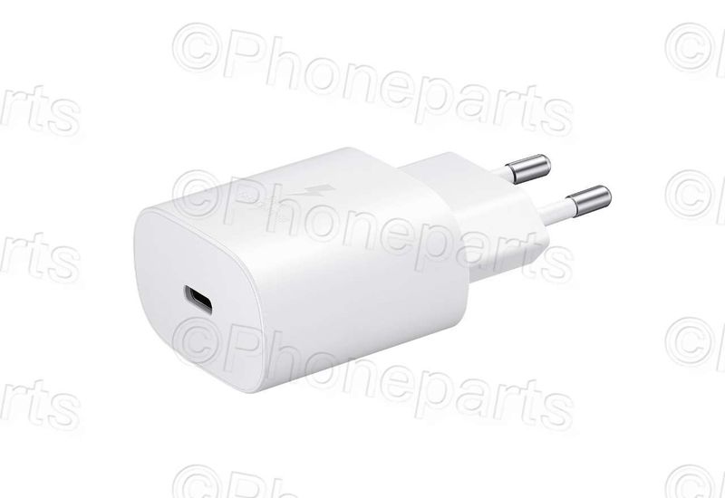 Cargador Super Rápido Original Samsung TipoC 25W TA800NWE Blanco