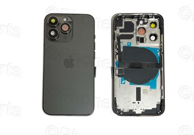 Carcasa Trasera Chasis Apple iPhone13 PRO con Lente de Cámara, SIM y Botones Laterales Negro