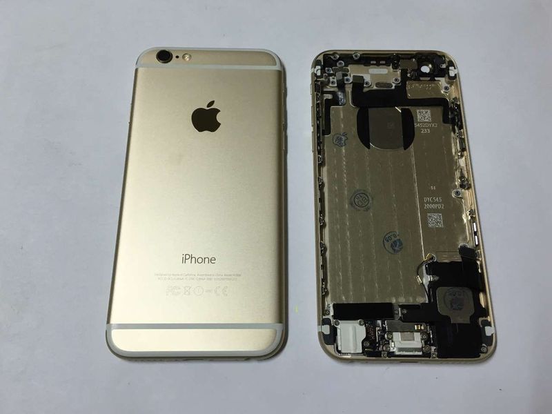 Carcasa Trasera Chasis Apple Iphone6 Dorado con Flex