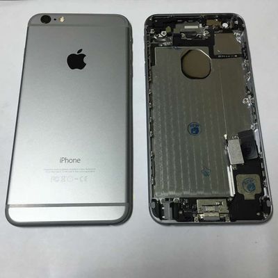 Carcasa Trasera Chasis Apple Iphone6 Negro Gris Spacial con Flex