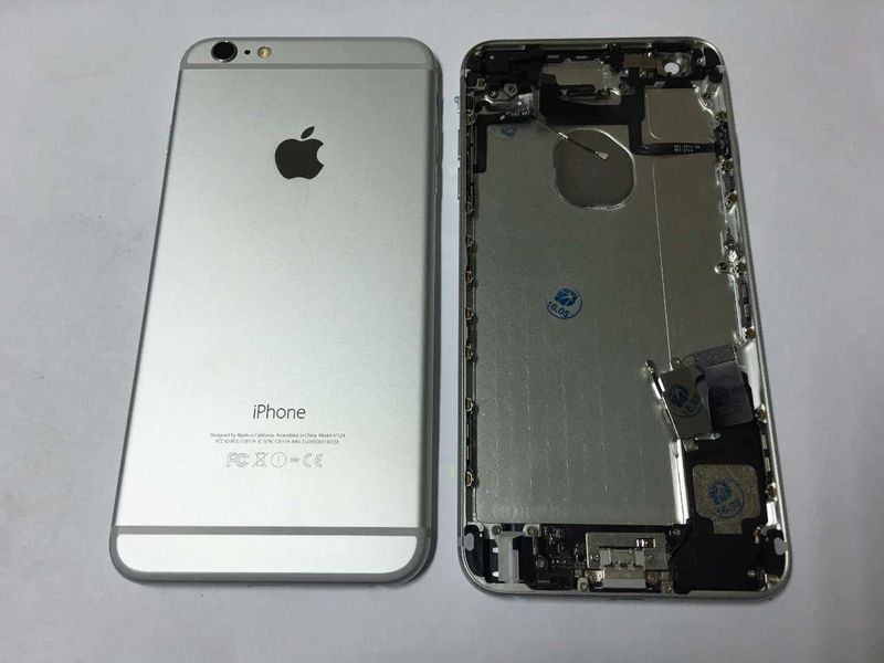 Carcasa Trasera Chasis Apple Iphone6 Plata con Flex