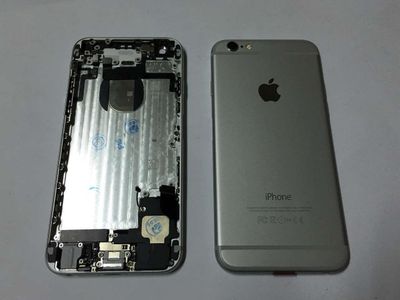 Carcasa Trasera Chasis Apple Iphone6 + Plus Plata con Flex