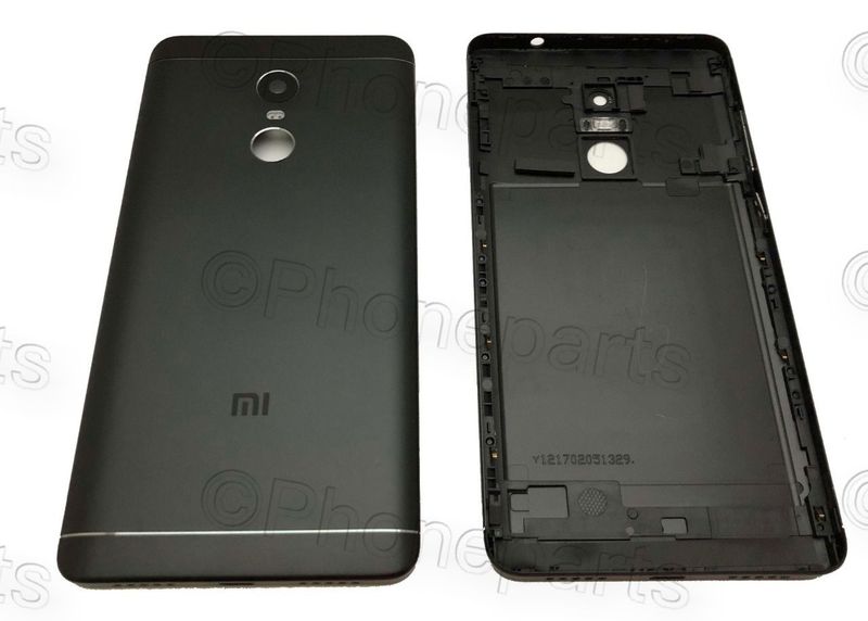 Carcasa Trasera Tapa Batería Xiaomi RedMi Note 4X Negro