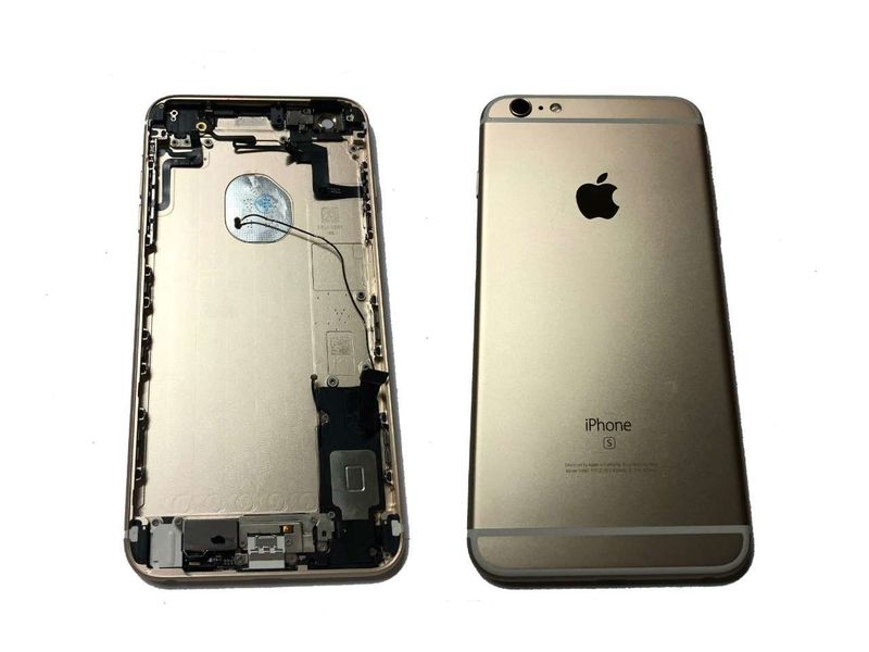 Carcasa Trasera Chasis Apple Iphone 6S+ Plus con Flex Dorado