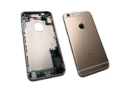Carcasa Trasera Chasis Apple Iphone 6S+ Plus con Flex Rosa