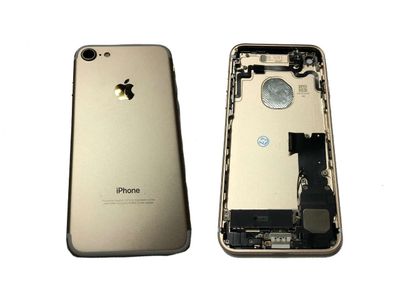 Carcasa Trasera Chasis Apple iPhone7 con Flex Dorado