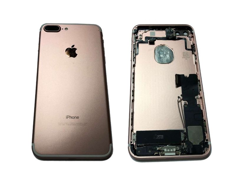 Carcasa Trasera Chasis Apple iPhone7 + Plus con Flex Rosa