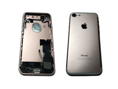 Carcasa Trasera Chasis Apple iPhone7 con Flex Rosa