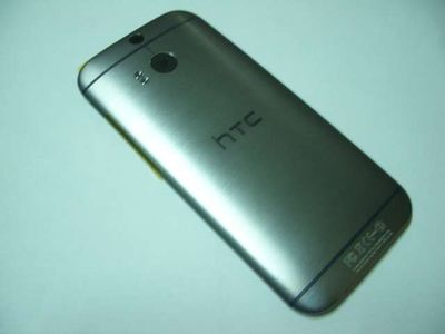 Carcasa Trasera Tapa Bateria HTC M8 Gris Oscuro