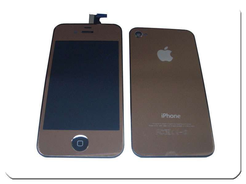 Display / Digitalizador Pantalla Táctil Tapa Batería y Home Apple iPhone 4G Cafe