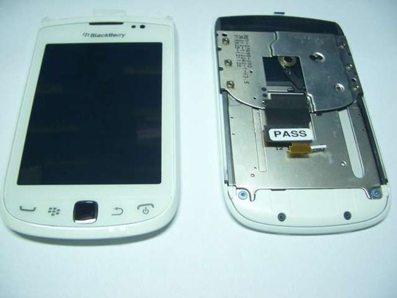 Pantalla Completa con Marco BlackBerry 9810 Blanco