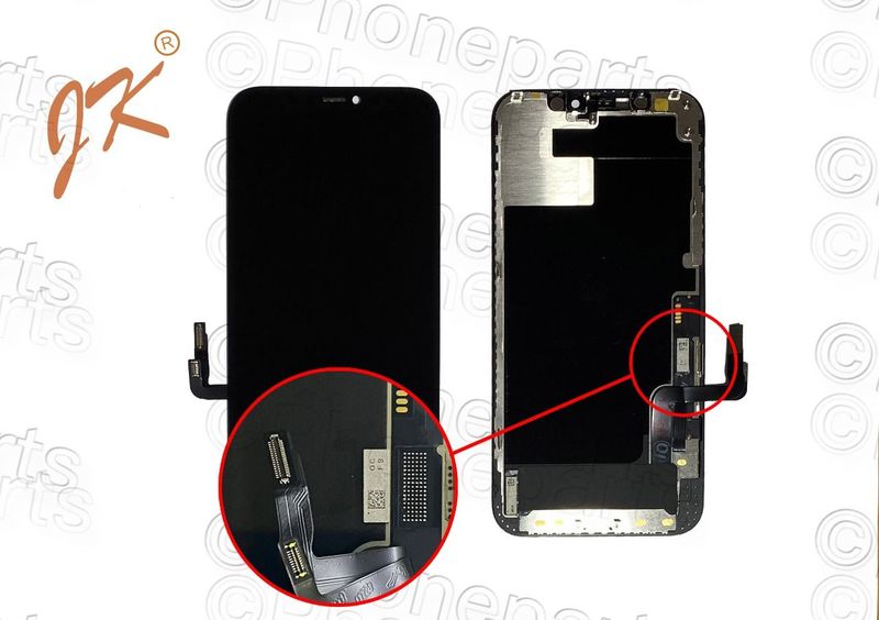 Pantalla Apple Iphone12, Iphone12 PRO Negro In-cell JK Cerfificada. Permite Transplante de IC.