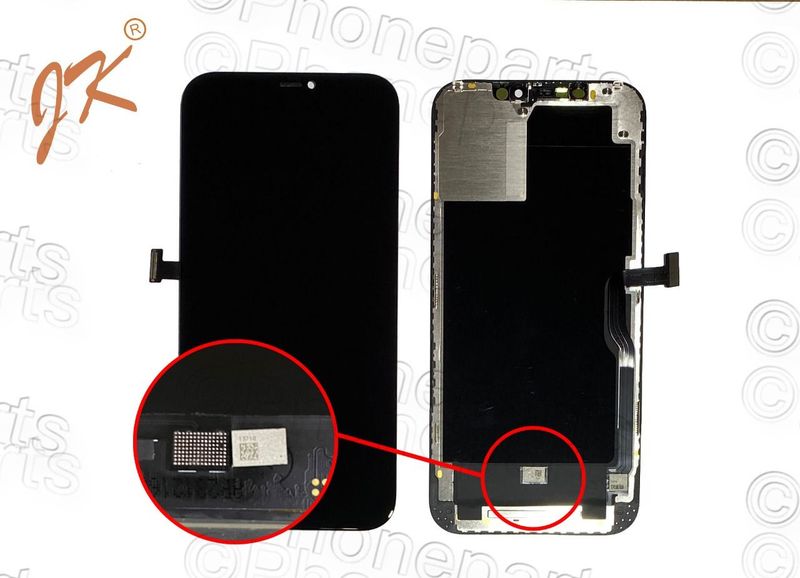 Pantalla Apple, Iphone12 PRO MAX Negro In-cell JK Cerficada. Permite Transplante de IC.