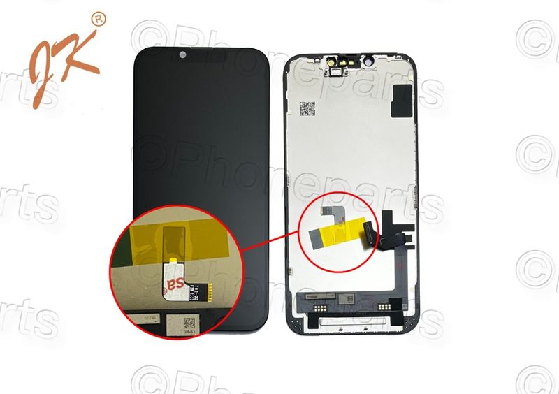 Pantalla Apple Iphone14 In-Cell JK Certificada. Permite transplante de IC.
