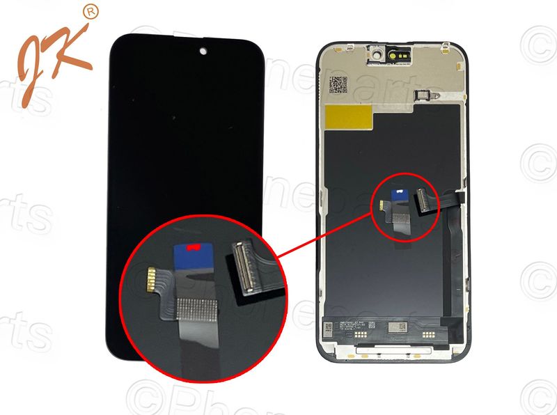 Pantalla Apple Iphone15 PRO MAX In-Cell JK Certificada. Permite transplante de IC.