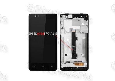 Pantalla Completa BQ Aquaris E5 4G, E5s Negro TFT5K0982FPC