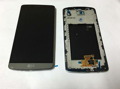 Pantalla Completa con Marco Compatible LG G3 D855 Negro