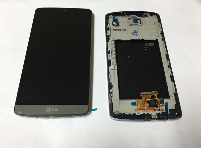 Pantalla Completa con Marco Compatible LG G3 D855 Negro