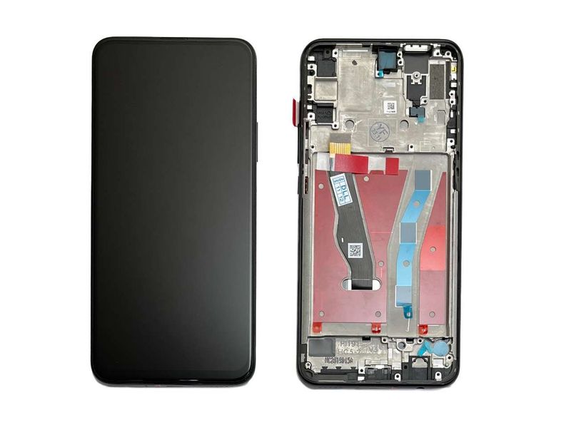 Pantalla Completa Compatible Huawei PSmart Z con Marco Negro