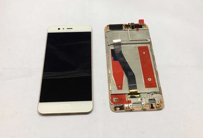 Pantalla Completa Huawei P10 con Marco Blanco Dorado