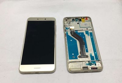 Pantalla Completa Huawei P8 lite 2017 P9 Lite 2017 Dorado CON Marco