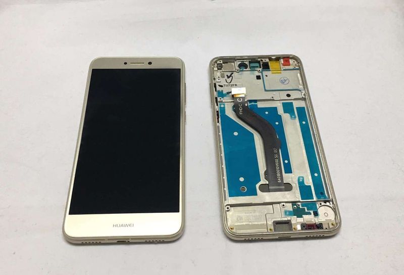 Pantalla Completa Huawei P8 lite 2017 P9 Lite 2017 Dorado CON Marco