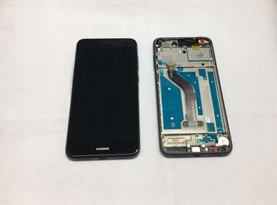Pantalla Completa Huawei P8 lite 2017 P9 Lite 2017 Negro CON Marco