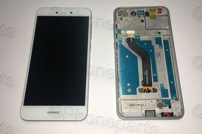 Pantalla Completa Huawei P8 LITE 2017 P9 Lite 2017 Blanco CON Marco