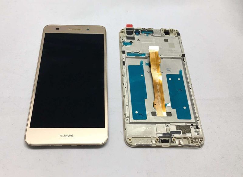 Pantalla Completa Huawei Y6 II Dorado con Marco